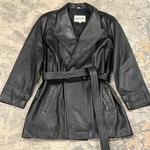 Donna Pelle leather jacket Vintage 80’